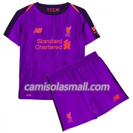 Camisolas Criança Liverpool 2º Equipamento Alternativa 2018-2019