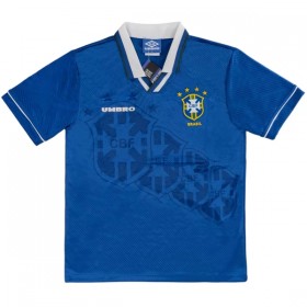 Camisolas Brasil Retro 2º Equipamento Alternativa 1994 Manga Curta