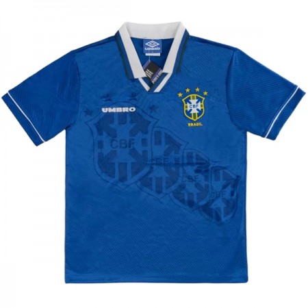 Camisolas Brasil Retro 2º Equipamento Alternativa 1994 Manga Curta