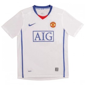 Camisolas Manchester United 2008-09 Retro 2º Equipamento Alternativa Manga Curta