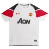 Camisolas Manchester United 2010-11 Retro 2º Equipamento Alternativa Manga Curta