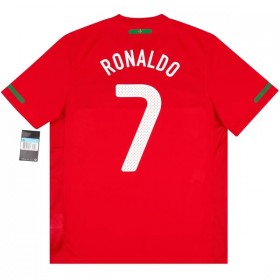 Camisolas Portugal Ronaldo 7 2010 Retro 1º Equipamento Principal Manga Curta
