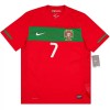 Camisolas Portugal Ronaldo 7 2010 Retro 1º Equipamento Principal Manga Curta
