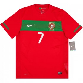 Camisolas Portugal Ronaldo 7 2010 Retro 1º Equipamento Principal Manga Curta