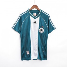 Camisolas Alemanha Retro 2º Equipamento Alternativa 1998 Manga Curta