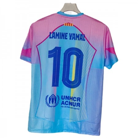 Camisolas Barcelona Lamine Yamal 10 Azul 2025-26 Especial Manga Curta