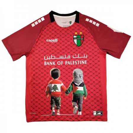 Camisolas Club Deportivo Palestino Vermelha 2025 Especial Manga Curta