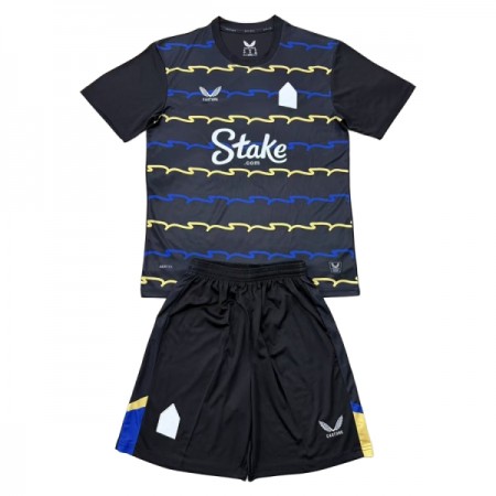 Camisolas Everton Criança 3º Equipamento 2025-26 Manga Curta