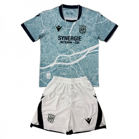 Camisolas FC Nantes Criança 2º Equipamento Alternativa 2025-26 Manga Curta
