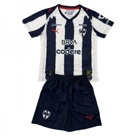 Camisolas Rayados Monterrey Criança 1º Equipamento Principal 2025-26 Manga Curta