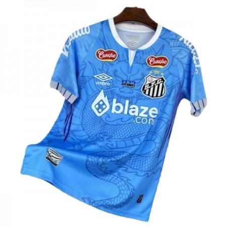 Camisolas Santos FC Dragon Azul 2025-26 Manga Curta
