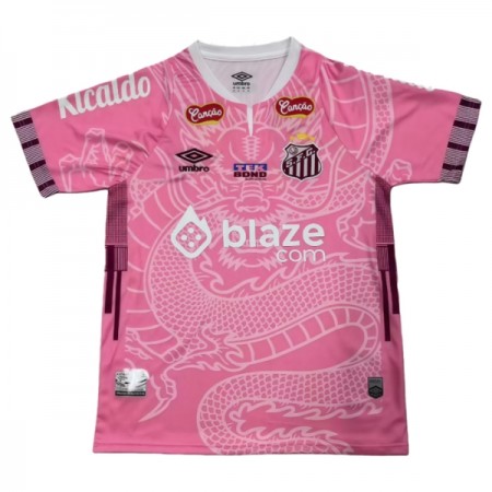 Camisolas Santos FC Dragon Rosa 2025-26 Manga Curta