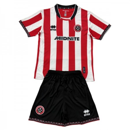 Camisolas Sheffield United Criança 1º Equipamento Principal 2025-26 Manga Curta