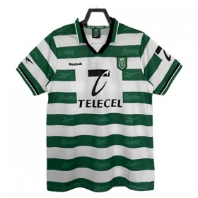 Camisolas Sporting CP 1999-2000 1º Equipamento Principal Manga Curta