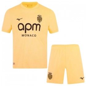 Camisolas AS Monaco Criança 3º Equipamento 2025-26 Manga Curta