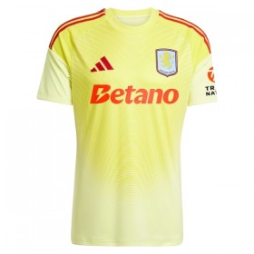Camisolas Aston Villa Guarda Redes Amarela 2025-26 Manga Curta