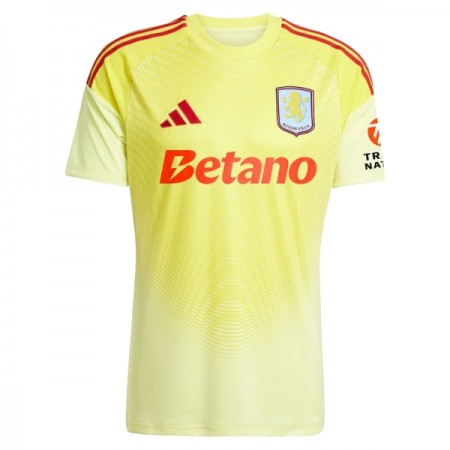 Camisolas Aston Villa Guarda Redes Amarela 2025-26 Manga Curta