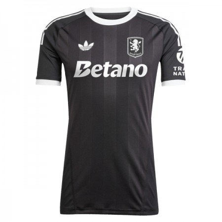 Camisolas Aston Villa Guarda Redes Preta 2025-26 Manga Curta