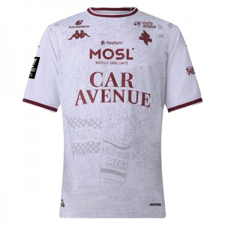 Camisolas FC Metz 2º Equipamento Alternativa 2025-26 Manga Curta