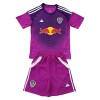 Camisolas Leeds United Guarda Redes Criança Roxo 2025-26 Manga Curta