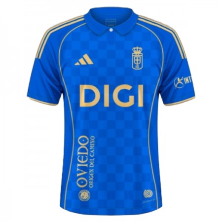Camisolas Real Oviedo 1º Equipamento Principal 2025-26 Manga Curta