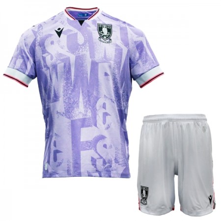 Camisolas Sheffield Wednesday Criança 2º Equipamento Alternativa 2025-26 Manga Curta