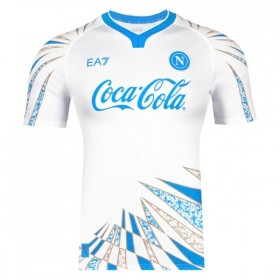 Camisolas SSC Napoli Pre-Match Branca 2025-26 Manga Curta