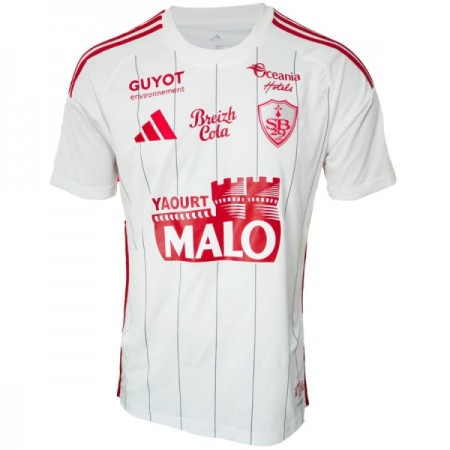 Camisolas Stade Brestois 2º Equipamento Alternativa 2025-26 Manga Curta