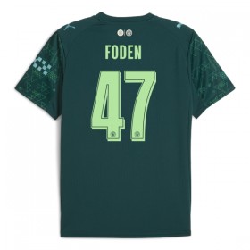 Camisolas Manchester City Foden 47 EA Sport 4º Equipamento 2025-26 Manga Curta