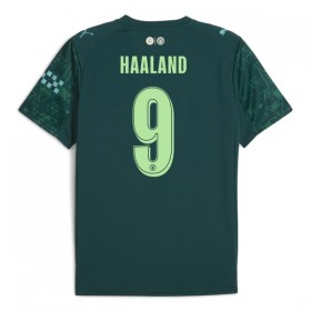 Camisolas Manchester City Haaland 9 EA Sport 4º Equipamento 2025-26 Manga Curta