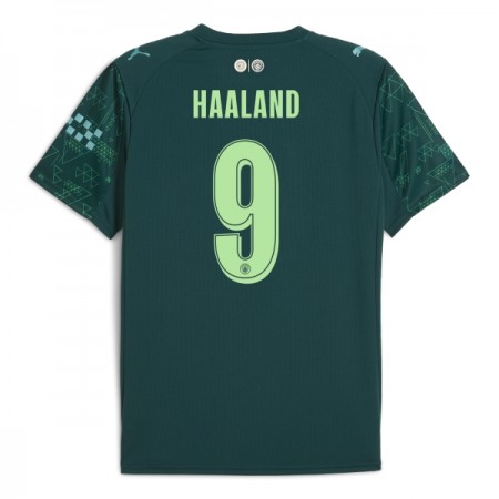 Camisolas Manchester City Haaland 9 EA Sport 4º Equipamento 2025-26 Manga Curta