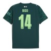 Camisolas Manchester City Nico 14 EA Sport 4º Equipamento 2025-26 Manga Curta