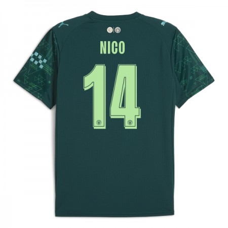 Camisolas Manchester City Nico 14 EA Sport 4º Equipamento 2025-26 Manga Curta