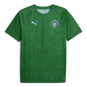 Camisolas Manchester City Pre-Match Verde 2025-26 Manga Curta