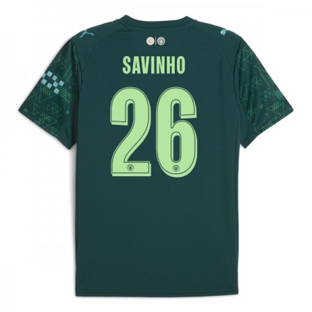 Camisolas Manchester City Savinho 26 EA Sport 4º Equipamento 2025-26 Manga Curta