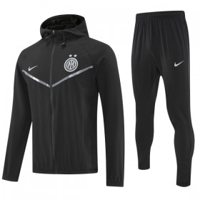 Inter Milan Casaco Capuz Treino Preta 2025-26
