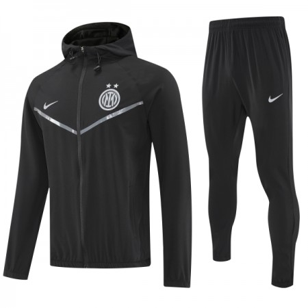 Inter Milan Casaco Capuz Treino Preta 2025-26