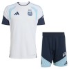 Argentina Criança World Cup 2026 Camisolas de Treino Branca Manga Curta Argentina Criança World Cup 2026 Camisolas de Treino Branca Manga Curta
