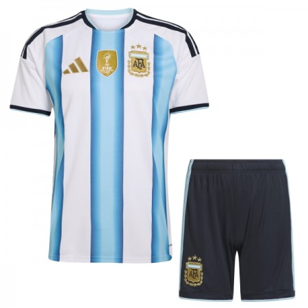 Camisolas Argentina Criança 1º Equipamento Principal World Cup 2026 Manga Curta