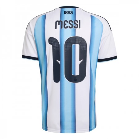 Camisolas Argentina Messi 10 1º Equipamento Principal World Cup 2026 Manga Curta
