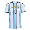 Camisolas Argentina Messi 10 1º Equipamento Principal World Cup 2026 Manga Curta