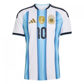 Camisolas Argentina Messi 10 1º Equipamento Principal World Cup 2026 Manga Curta