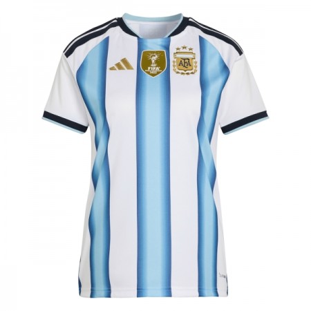 Camisolas Argentina Mulher 1º Equipamento Principal World Cup 2026 Manga Curta