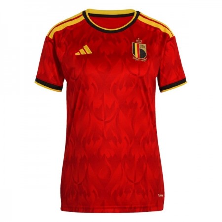 Camisolas Bélgica Mulher 1º Equipamento Principal World Cup 2026 Manga Curta