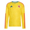 Camisolas Colômbia 1º Equipamento Principal World Cup 2026 Manga Comprida