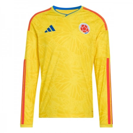 Camisolas Colômbia 1º Equipamento Principal World Cup 2026 Manga Comprida