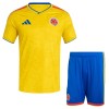Camisolas Colômbia Criança 1º Equipamento Principal World Cup 2026 Manga Curta