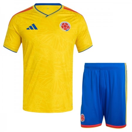 Camisolas Colômbia Criança 1º Equipamento Principal World Cup 2026 Manga Curta