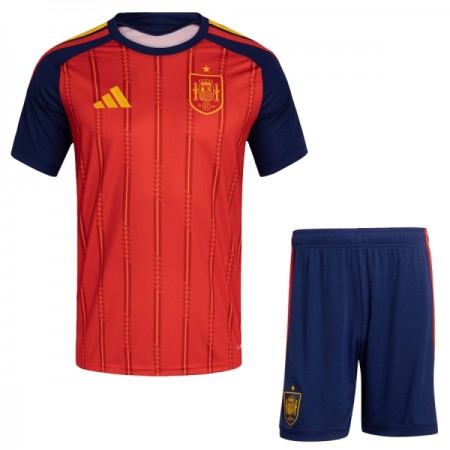 Camisolas Espanha Criança 1º Equipamento Principal World Cup 2026 Manga Curta Camisolas Espanha Criança 1º Equipamento Principal World Cup 2026 Manga Curta