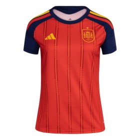 Camisolas Espanha Mulher 1º Equipamento Principal World Cup 2026 Manga Curta